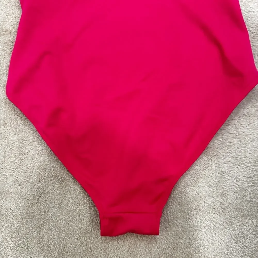 Habitual girl hot pink One-Piece Swimsuit with Ruffle Straps, size 16